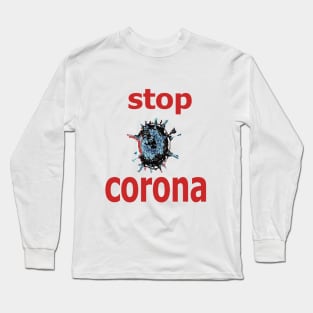 stop corona Long Sleeve T-Shirt